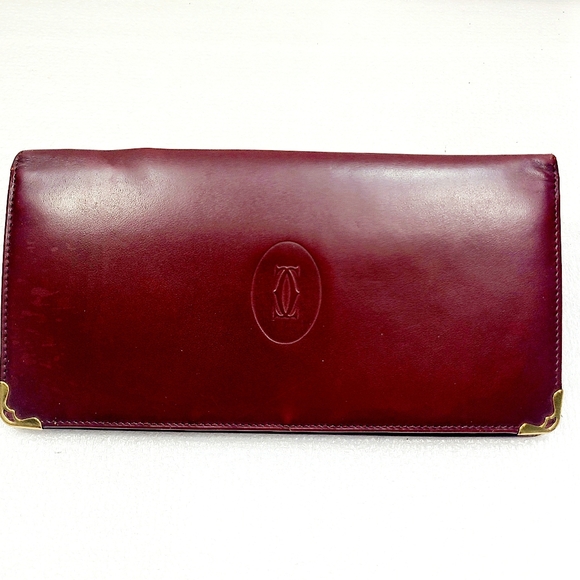 Cartier Handbags - Cartier Leather Bifold Wallet